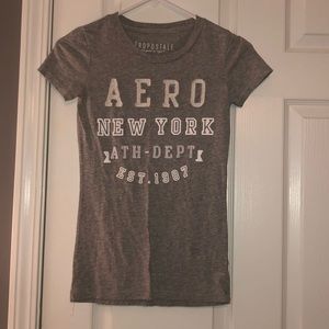 Gray Aeropostale fitted shirt